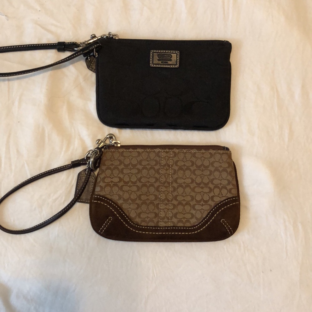Two Coach Wristlets